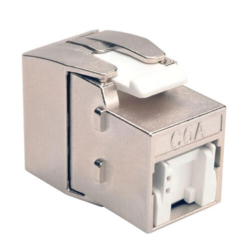 Cat6 FTP 180〫Punch Down Keystone Jack- Silver Colour  (NKJ-C6MET2B21)
