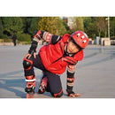 Skating Full Set; skating shoes, helmet, and guard kit for Kids Toddlers -Adjustable skater roller shoes Protective Gear Full Set