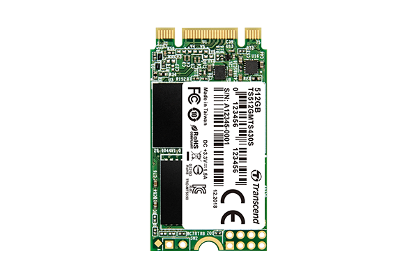 TRANSCEND 430S 512GB INTERNAL SSD M.2 SATA III 2242 (TS512GMTS430S)