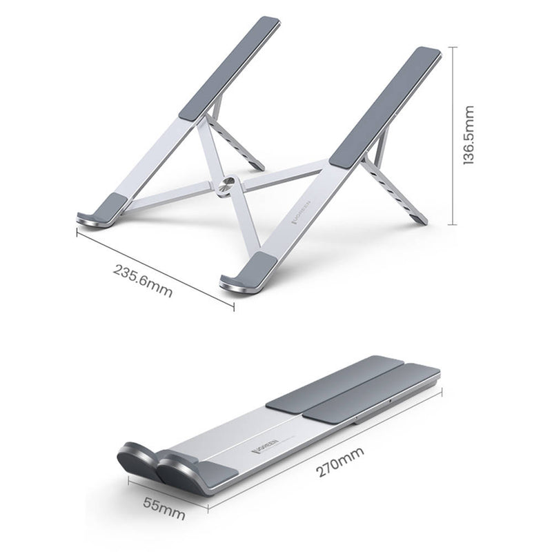 UGREEN Foldable Adjustable Laptop Stand, Silver – LP451