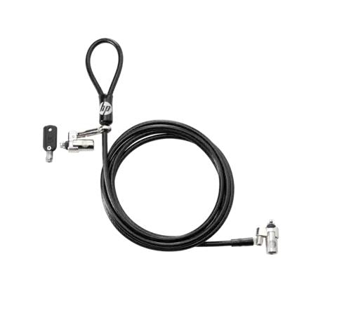 HP Dual Head Master Cable Lock 10 mm Black T1A65AA