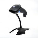 XB-2055A - Scanner, Black, 1D Laser, USB (incl Stand)