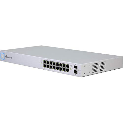 Ubiquiti UniFi Managed 16-Port Gigabit Ethernet PoE Switch 150W + 2 SFP- (US-16-150W)