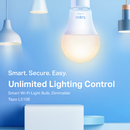 TP-Link Tapo L510E Dimmable Smart light Bulb - Works with Alexa and Google Home