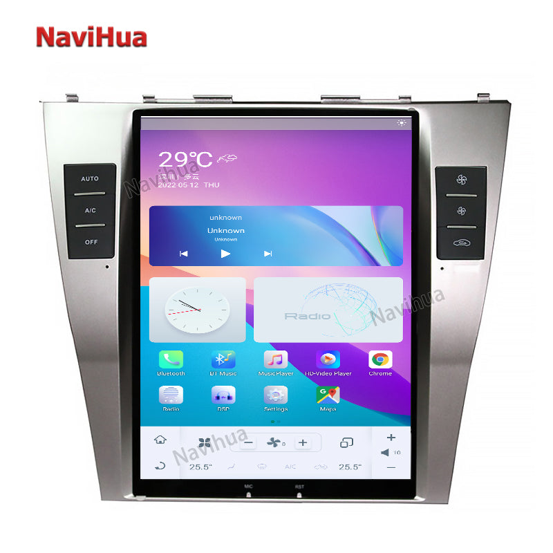 Navihua 12.1 inch Vertical Tesla Car Radio DVD Player Screen Dashboard - For Toyota Prado/Lexus, Android