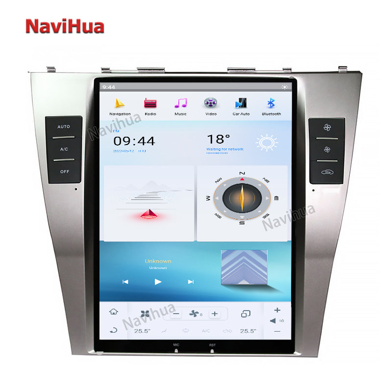 Navihua 12.1 inch Vertical Tesla Car Radio DVD Player Screen Dashboard - For Toyota Prado/Lexus, Android