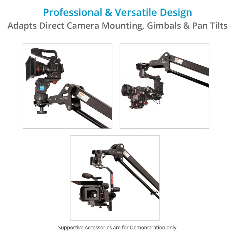 Proaim 7' Wave-2 Jib Crane - for Camera, Gimbals, Pan Tilt Heads