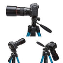 Jmary KP-2234 3-Way Pan Head Aluminium Section Legs Professional Tripod Camera Stand for DSLR Cameras
