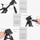 Jmary KP-2234 3-Way Pan Head Aluminium Section Legs Professional Tripod Camera Stand for DSLR Cameras