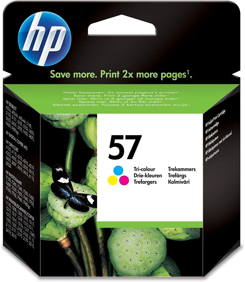 HP 57 Tri-color Original Ink Cartridge, C6657AE