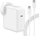 Apple USB-C Smart Auto Recognition PD Mac Book Air Power Adapter 87W, 61W, 45W, 36W, 27W And 15W For Mac Book, i-Pad, i-Phone, And More Type C Devices