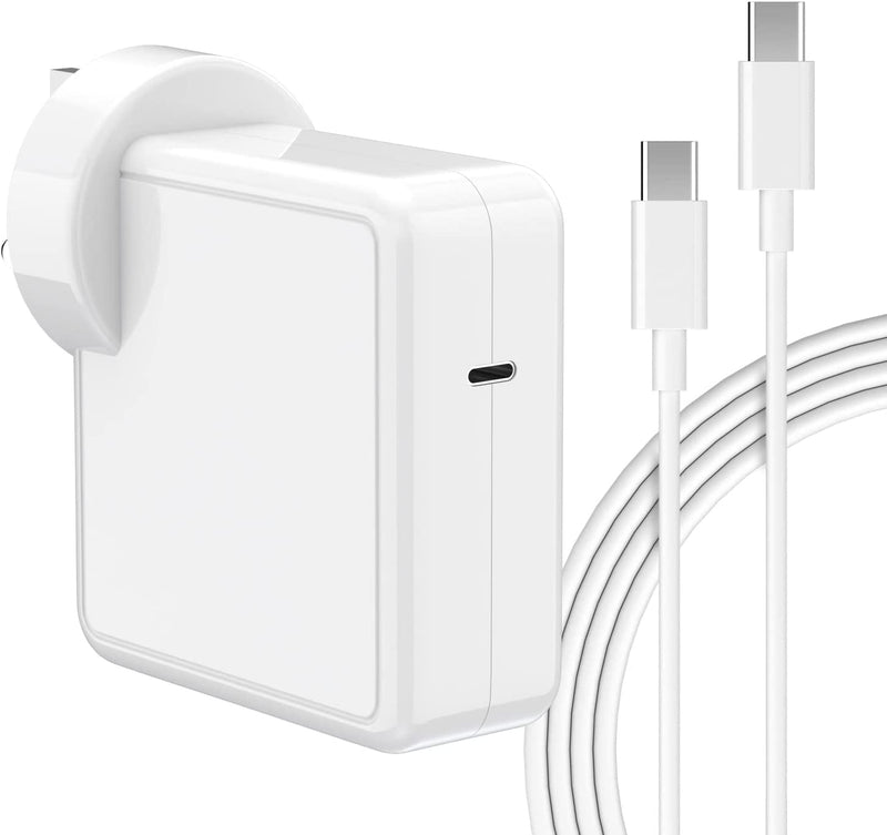 Apple USB-C Smart Auto Recognition PD Mac Book Air Power Adapter 87W, 61W, 45W, 36W, 27W And 15W For Mac Book, i-Pad, i-Phone, And More Type C Devices