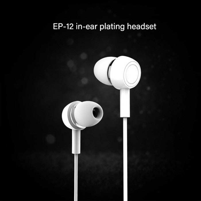 USAMS EP-12 Plastic Earplug Plating Small Earphone(HSE3901)