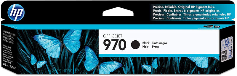 HP 970 Black Original Ink Cartridge, CN621AE