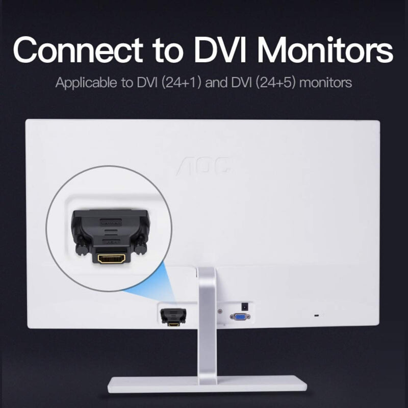 Vention DVI (24+1) Male To HDMI Female Adapter