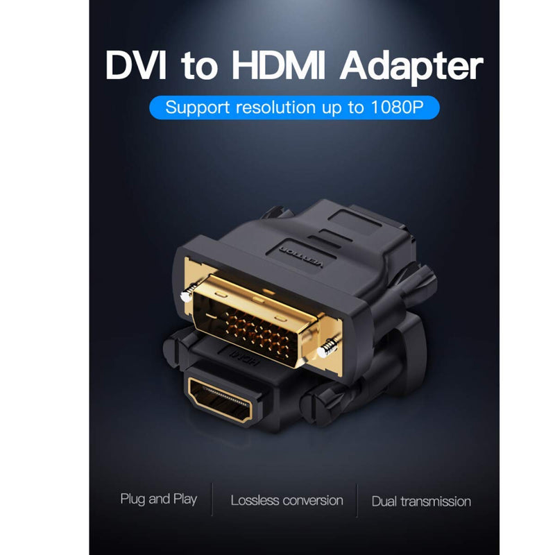 Vention DVI (24+1) Male To HDMI Female Adapter