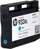 HP 933XL High Yield Cyan Original Ink Cartridge, CN054AE
