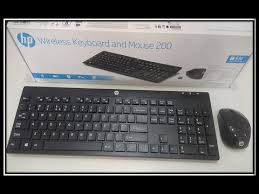 HP 200 Combo Wireless Keyboard and Mouse (Z3Q63AA)