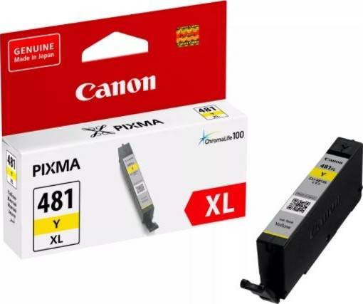 Canon CLI-481 Yellow Ink Bottle Cartridge 2046C001. - compatibility with Pixma