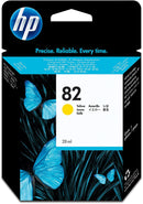 HP 82 28-ml Yellow DesignJet Ink Cartridge, CH568A