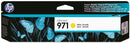 HP 971 Yellow Original Ink Cartridge, CN622AM