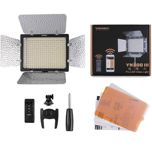 Yongnuo YN-300-III LED Variable-Color On-Camera Light