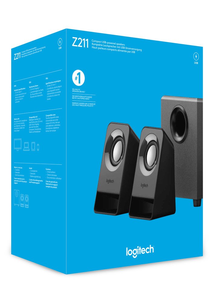 Logitech Z211 Compact USB-Powered Speakers